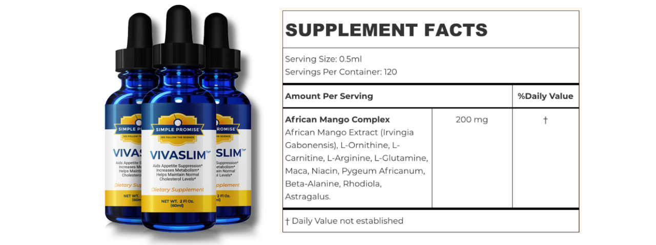 VivaSlim Supplement Facts